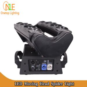 8*8W Led Moving Spider Light Beam 4 in 1 CREE LED Moving Head Wash Light DJ