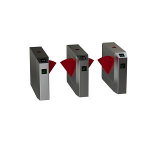 Best selling flap turnstile gates for office with rfid card reader