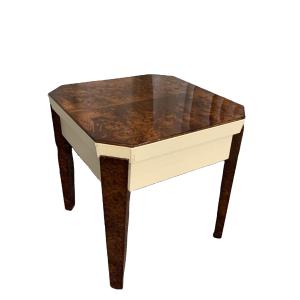 Italian Customized Coffee Table Burl 60cm Small Square Coffee Table