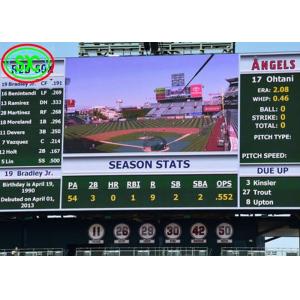 RGB outdoor electronic led display boards, High definition for Football Stadium