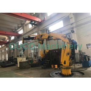 Pedestal Mounted Ship Crane Hydraulic Folding Crane Custom Design Operate