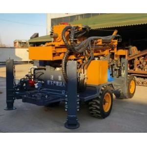 China 5.5T Trailer Mounted Drilling Rigs For Loose Layer And Bedrock Drilling on sale
