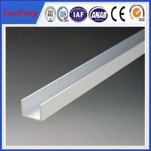 China Custom Anodized Aluminum Extrusions U Channel For Electronics on sale