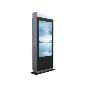 High Brightness Outdoor LCD Digital Signage Floor Standing Android / PC System