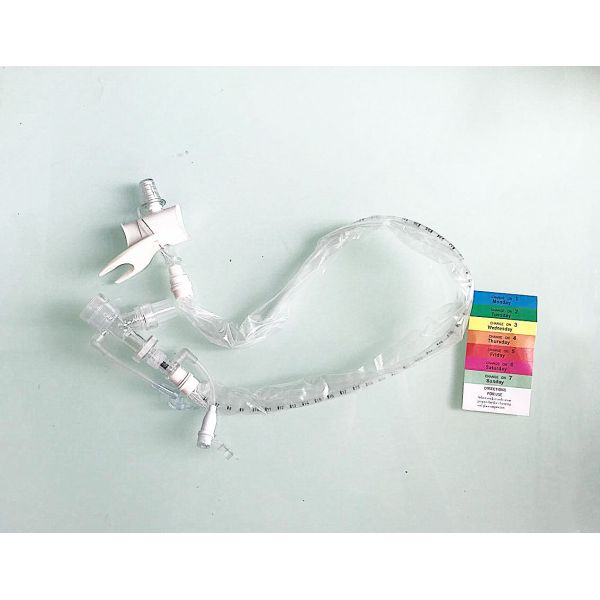 Lycome Disposable Closed Suction System Orange / White Color Code Simple Operation