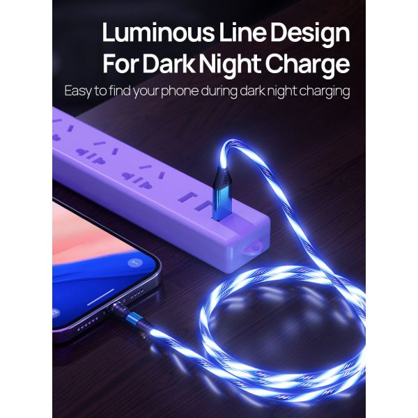 480Mbps Magnetic USB Charging Cable 8000 Times Explosionproof