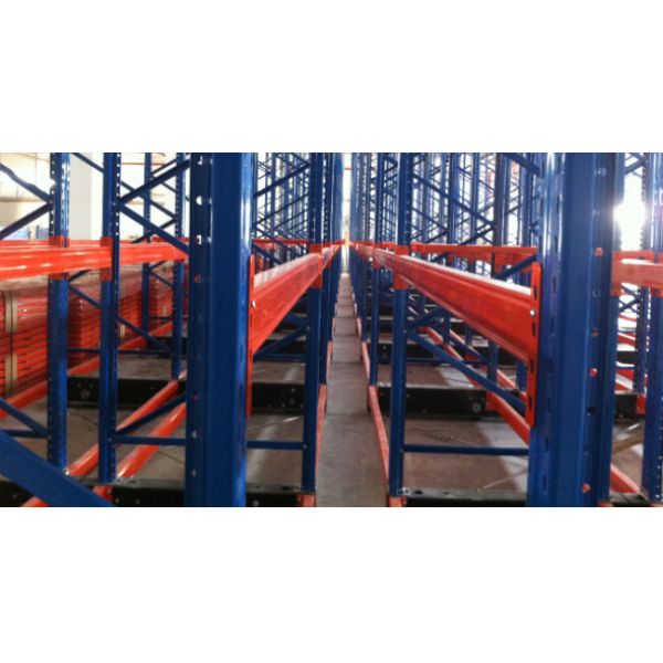 Electric Mobile Rack Rail-Guided Ground Track Guidance Closed Type Electric Powered Motorized Mobile Heavy Duty Pallet Racking