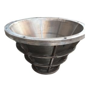 Stainless Steel Cylinder Coal Centrifuge Basket Wire Wrap V Shape Wedge Wire