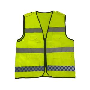 Wholesale Customized Reflective Safety Vests Fabric High Visibility Apparel from china suppliers