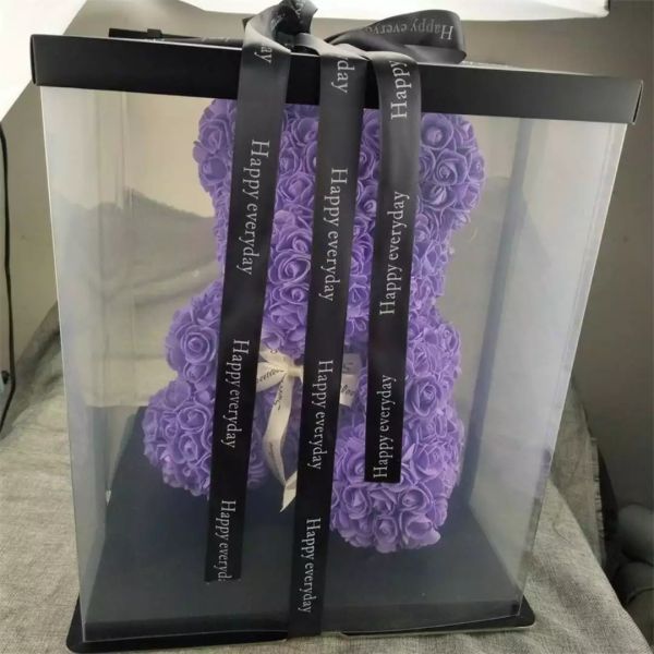 2020-2021 HIgh Quality 40cm Roses Bear with Gitf Box for Valentines Day