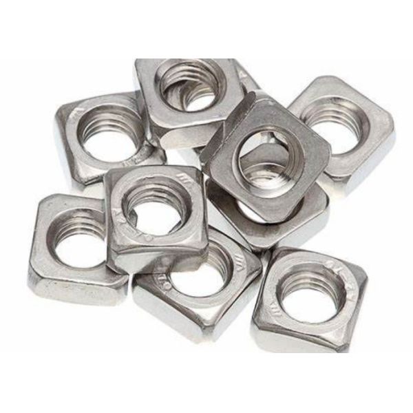 1/4 3/8 1/2 Aluminum 6063 7075 Square Nut With Single Chamfer Track Bolt Nut
