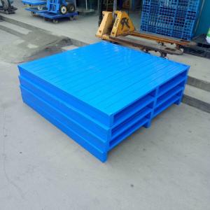 Efficient Logistics Solution Stackable Metal Steel Pallet With ISO4001