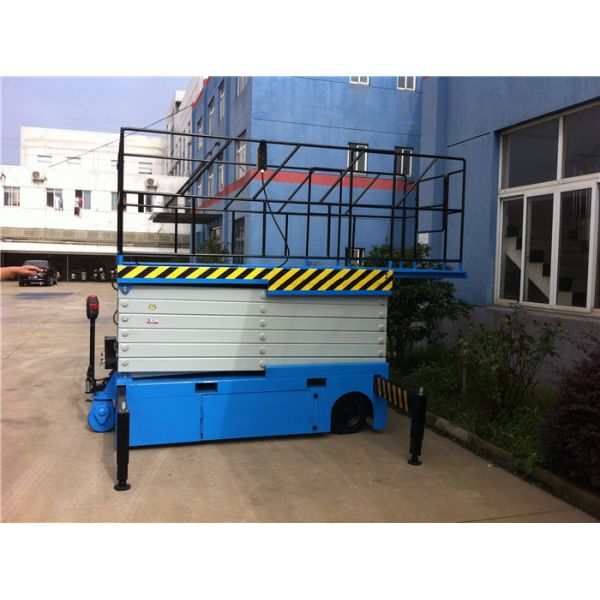 Portable Mobile Scissor Lift Table With Extendable Platform Anti Explosion