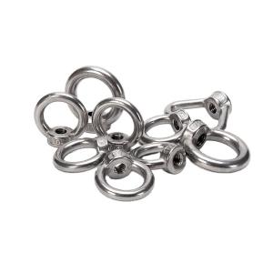 Wholesale DIN Standard Passivation Stainless Steel SS316L ST 321 A2-80 Triangle Ring Shaped Lifting Eye Nut with Polish and Polish from china suppliers