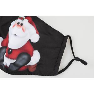 Washable Christmas Cotton Face Mask with Adjustable Loops and Nose
