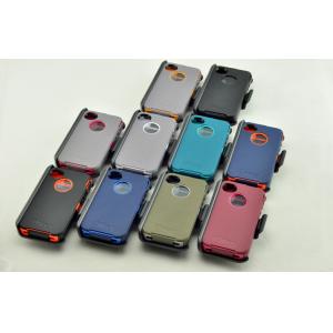 Three Layer Protective Outer Box Phone Cases Ottered For Iphone 4 With Belt Clip