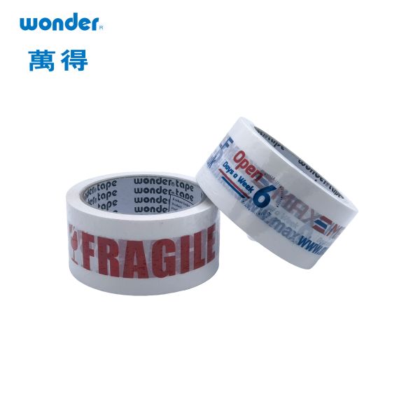 Quality Custom Printed BOPP Packaging Tape with Water-Based Adhesive for Enhanced Product Presentation for sale