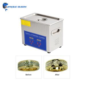 China Professional Ultrasonic Ring Cleaning Machine 3.2L With Heated Parts Cleaning Tank on sale