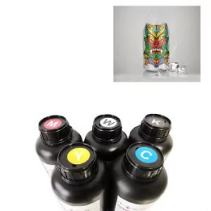 UV Ink CMYK+V for Epson dx7/dx5/dx4 printer head 1L use for phone case leather