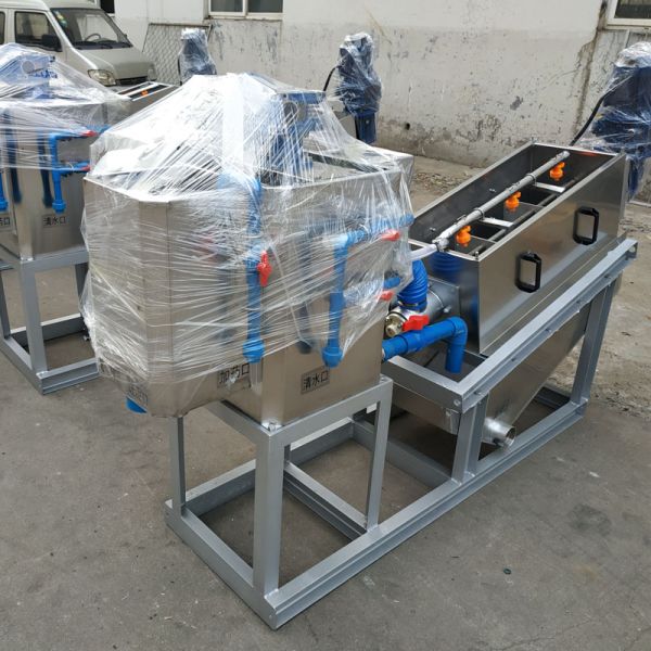 Volute Sludge Dewatering Machine For Excrement Urine Stainless Steel Volute Screw Press