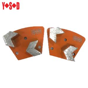 Trapezoid Concrete Diamond Tools Three Arrow Seg Segment Thickness 10mm