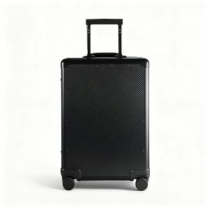 China 21 Real Carbon Fiber Suitcase TSA Lock Hardside Suitcase Zipperless Luggage Aluminum Frame Carry on Luggage Soft Handle on sale