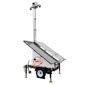 China CE Certified Solar-Powered Surveillance Trailer With 3*400W Solar Array For 24/7 Operation on sale