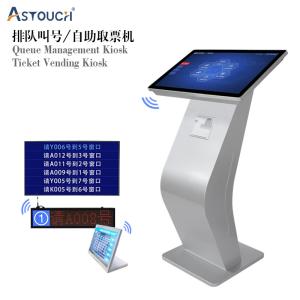 55 Inch Floor Standing Touch Screen Kiosk For Advertising Information