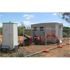 75*75mm Hot Dip Galvanized Temporary Security Fencing