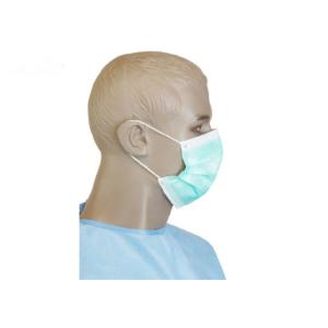 Non Woven Disposable Medical Mask High Breathability Net Weight 25g OEM / ODM