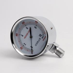 Wholesale YE-75 Air Gas Differential Pressure Gauge Differential Pressure Indicator 1/4&quot; NPT from china suppliers