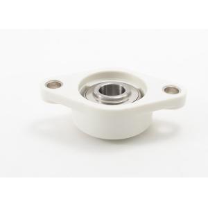 Flange Plastic Pillow Block Housings With Stainless Steel Insert Bearing 2 Bolt