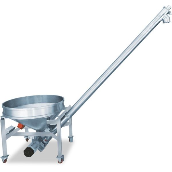 8 - 12 CBM Per Hour Powder Feeding Inclined Elevator For Packaging Or Processing