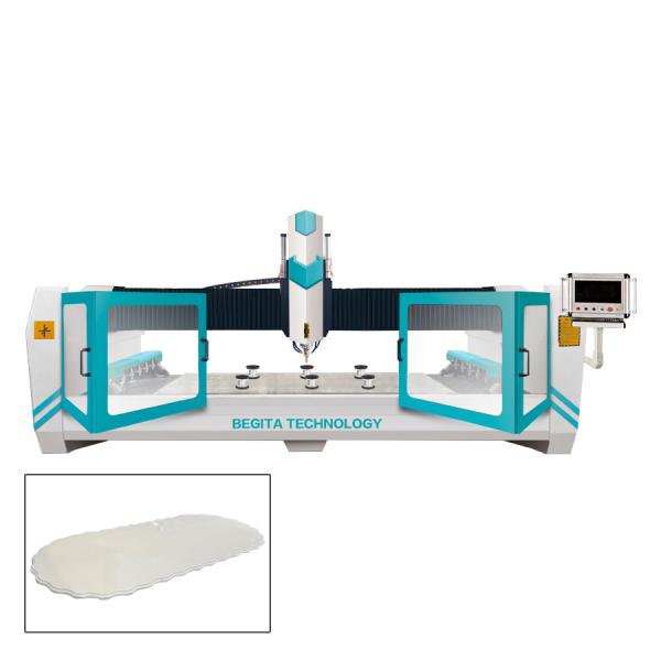 Quality NC Studio Control System CNC Stone Carving Machine 11KW 380V With DSP Control System for sale