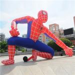 Customized Tarpaulin Polyester Inflatable Spiderman Display for Advertising
