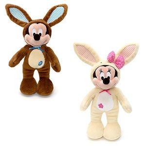 Wholesale Disney Minnie Mouse and Mickey Mouse Bunny Easter Rabbit Plush Toy from china suppliers
