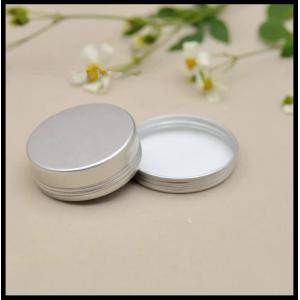 25g Cream Jar Silver Small Round Container Custom Aluminum Cans
