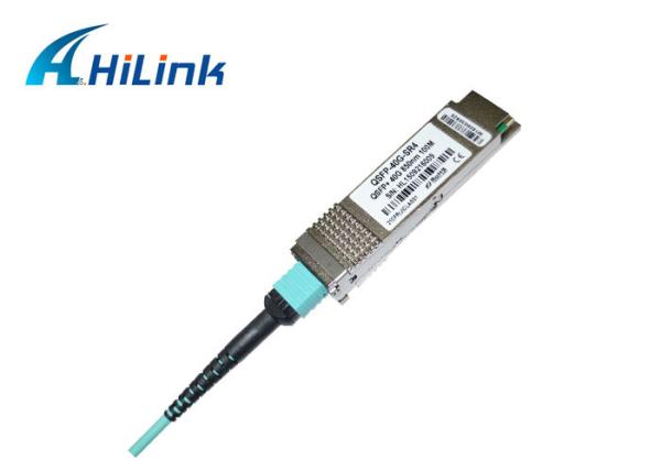 Quality InfiniBand SDR DDR QDR QSFP+ Transceiver , 150m MPO SR4 Transceiver For Big Data Center for sale