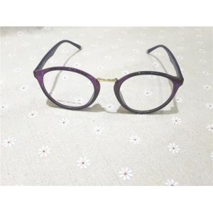80031-C6 Shiny Purple Color Acetate Temple TR90 Material Optical Eyeglasses