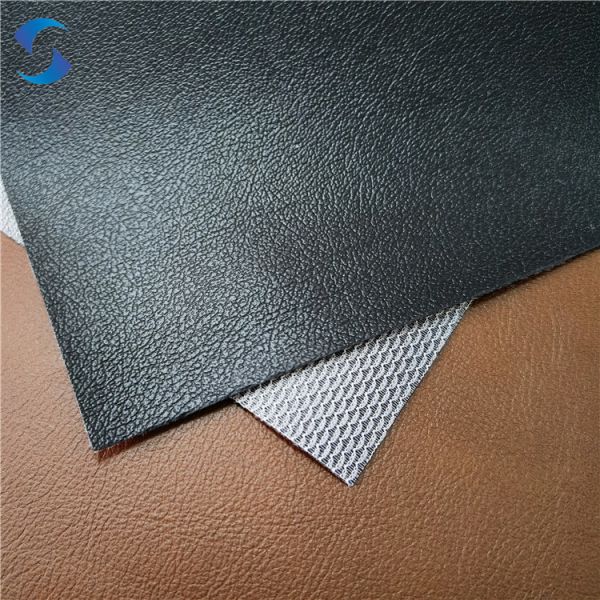 Versatile and Durable Artificial Leather Fabric with 100% Polyester Knitted
