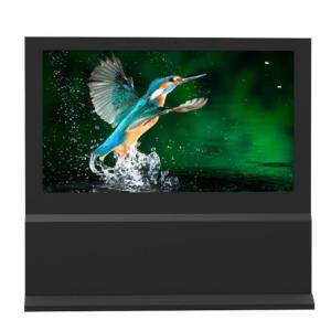 Floor Standing Interactive Touch Screen Kiosk With Air Conditioner