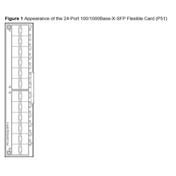 UGW9811 03055315 WP23EFGFB0 24-Port 100/1000Base-X-SFP Flexible Card(P51)