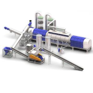 800-1500kg/h UBC Paint Decoating Machine / Aluminum Cans Paint Removing Furnace