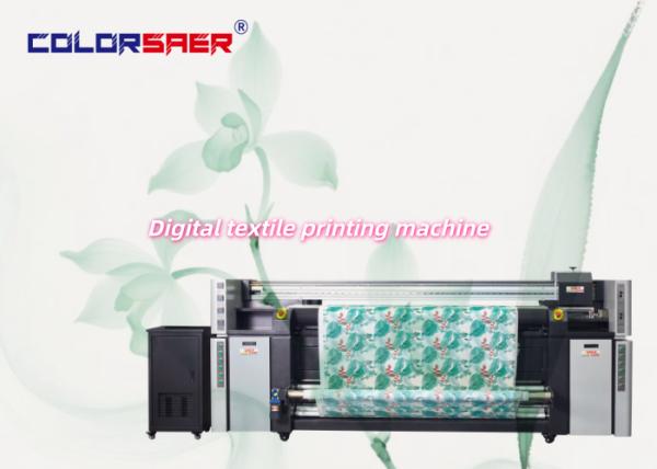 Quality 4 pcs Print heads Digital Fabric Printing Machine with Windows 7&10 Compatibility and AC100-240V Power for sale