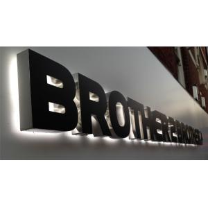 Office LED Illuminated Sign Custom LED Backlit Letter Sign For Illuminated Logo