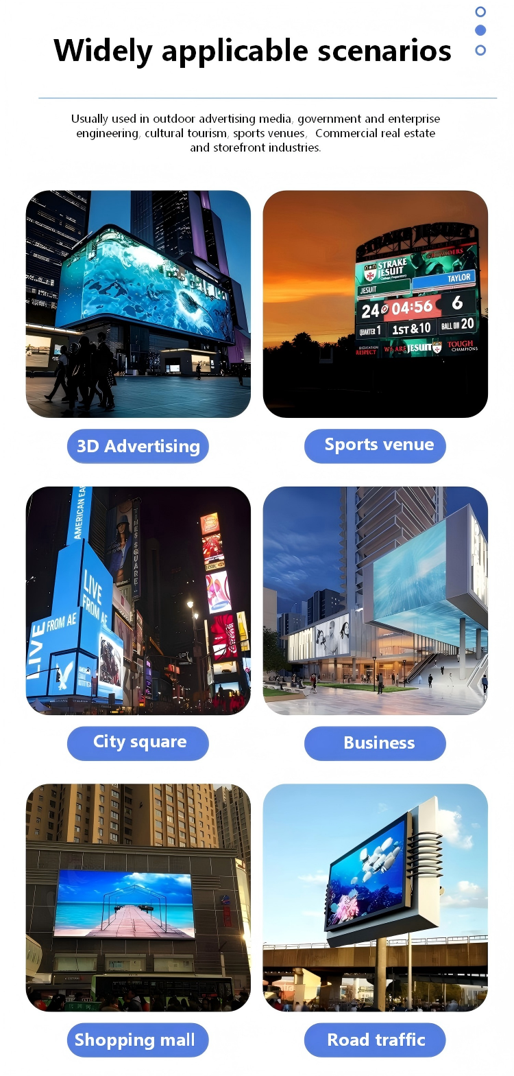 Waterproof Outdoor P2.5 LED Display Screen LED Fixed Mount Video Wall Billboard