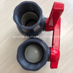 Glue Connection Form Industry Pn16 PVC Ball Valve Octagonal Valves for Water