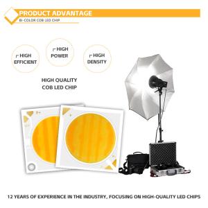 50W+50W Dimmable COB 2700k+6500k Chip 28*28mm 1400mA Ra95 High Power LED Diode