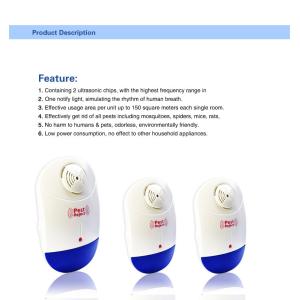 Healthy Plug In Spider Repeller Electronic Indoor Pest Control Environmentally