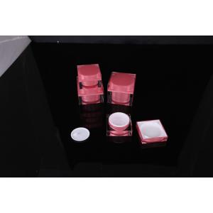 hand lip crystal pump empty square white Screen Printing Airless 30ml Cosmetic